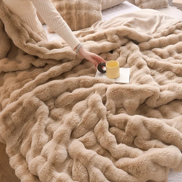 Cozy Bliss Black Blanket
