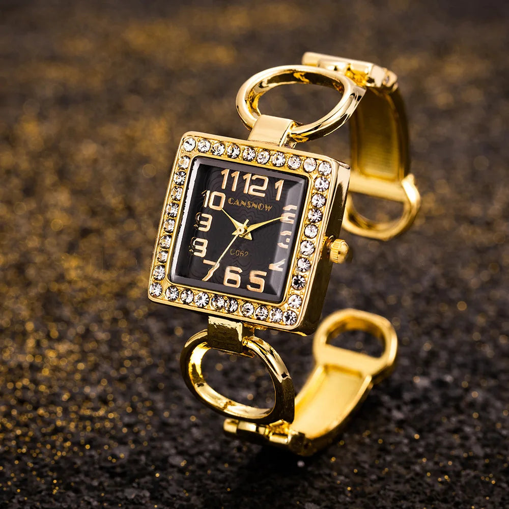 Golden Elegance Women's Bracelet Watch