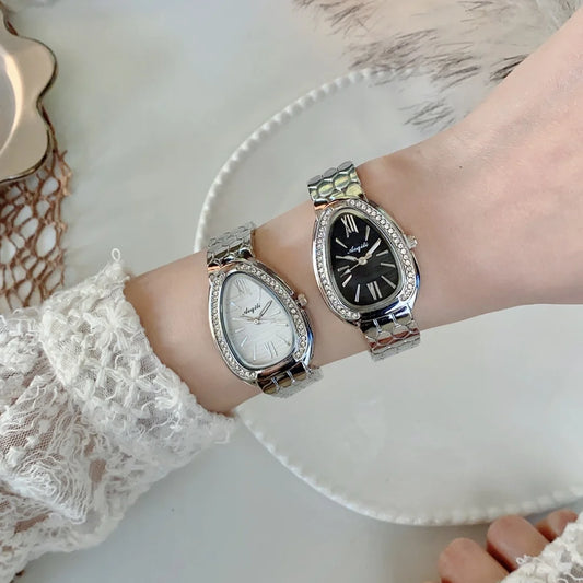 Elegant Gold & Silver Women's Watch