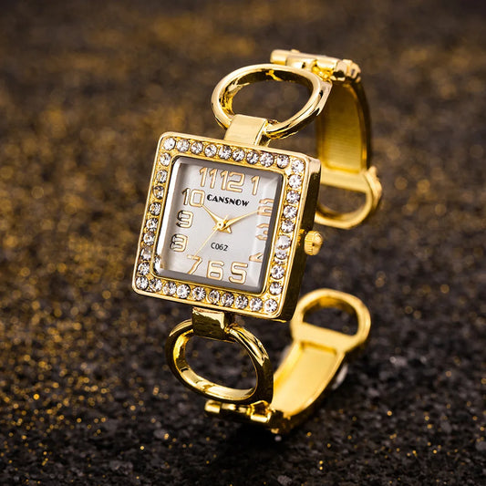 Golden Elegance Women's Bracelet Watch