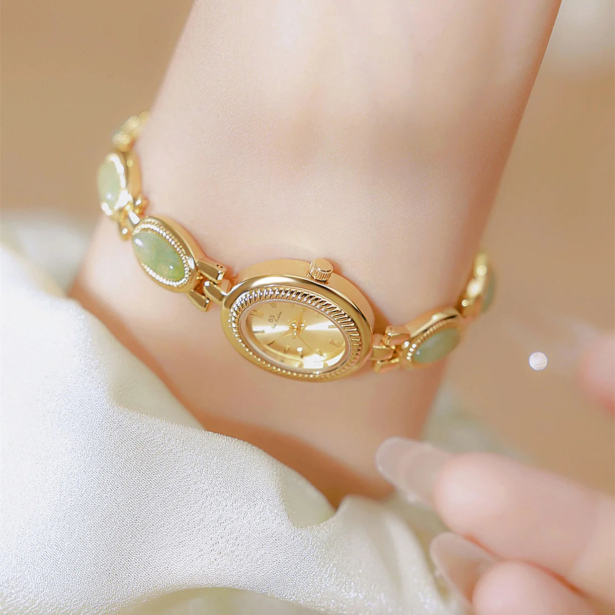 Elegant Jade Women's Watch