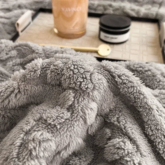 Cozy Coral Fleece Blanket