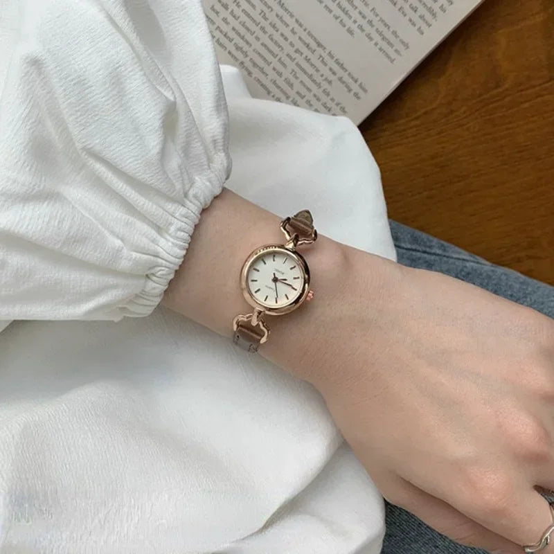 Elegant Leather Wristwatch