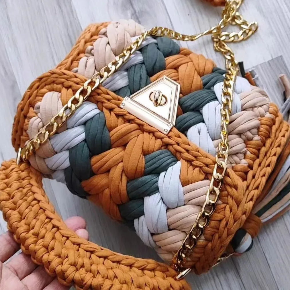Chic Crochet Shoulder Bag