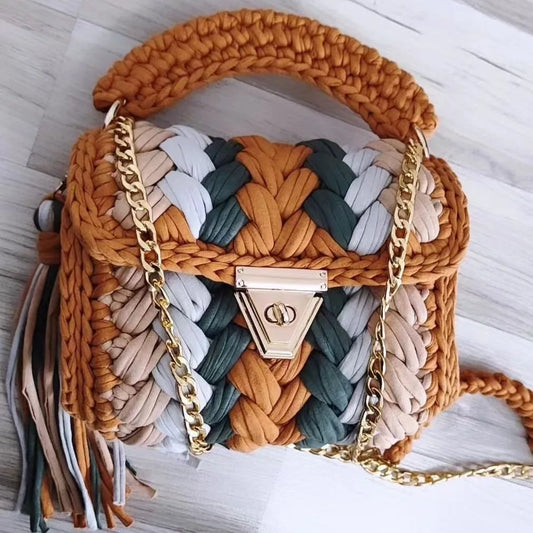 Chic Crochet Shoulder Bag